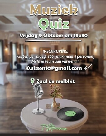 Affiche Muziek quiz