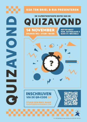 Affiche KSA Ten Briel Quiz