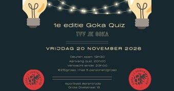 Affiche Goka's Algemene Quiz (1e editie)