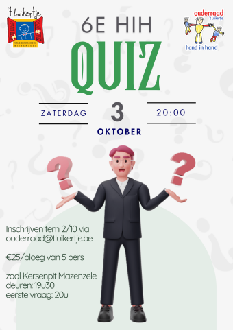 Affiche HIH Quiz Ouderraad 't Luikertje