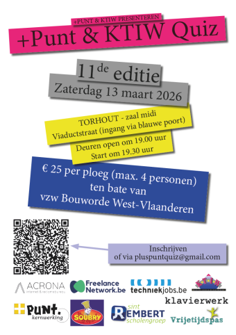 Affiche +Punt & KTIW Quiz