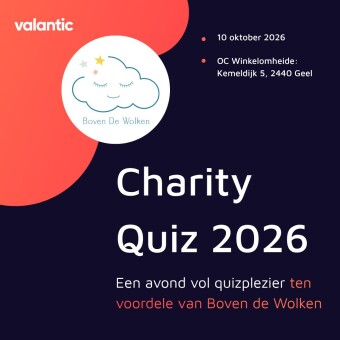 Affiche Charity Quiz: Boven de Wolken vzw