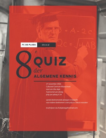 Affiche Achtste Quiz FC De Ploeg