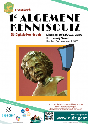 1ste Algemene Kennisquiz poster