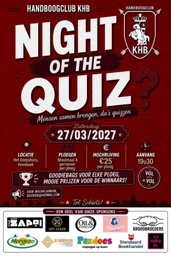 Affiche Night of the Quiz