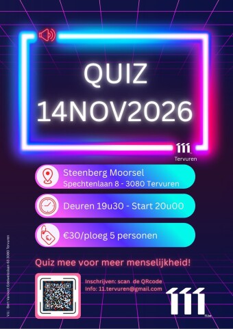 Affiche 11.11.11 quiz 2026