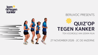 Affiche Quiz'Op Tegen Kanker
