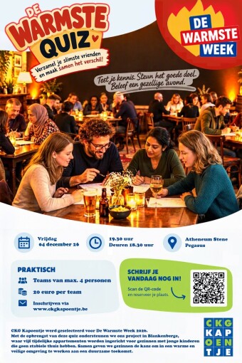 Affiche De Warmste Kwis