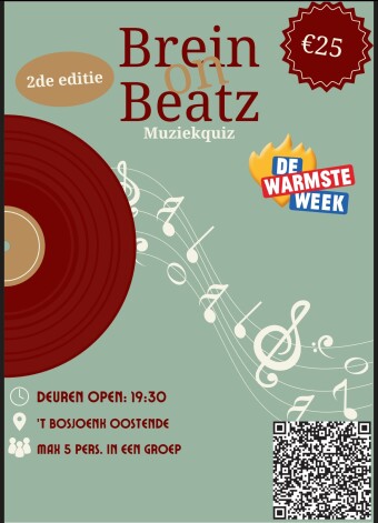 Affiche BreinOnBeatz Muziekquiz