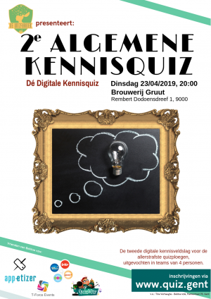 2de Algemene Kennisquiz poster