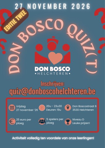 Affiche Don Bosco Quiz(t)