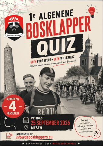 Affiche 1e Algemene Bosklapper Quiz