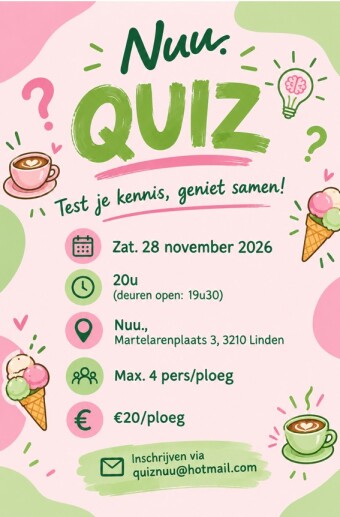 Affiche Algemene Nuu. quiz