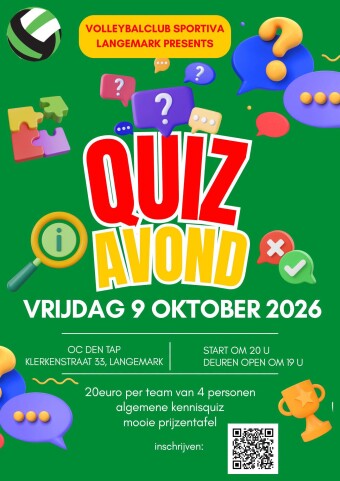 Affiche 2e Sportiva Langemark Quiz
