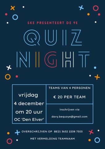 Affiche Quiz night SKE