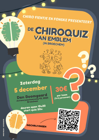 Affiche De Chiroquiz van Emblem