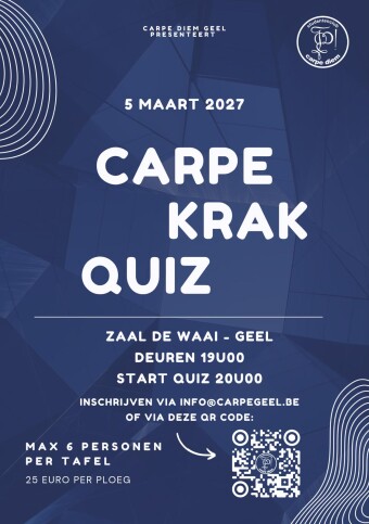 Affiche Carpe Krak Quiz