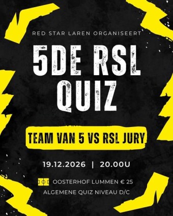 Affiche Red Star Laren Quiz