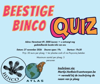 Affiche Beestige Binco Quiz