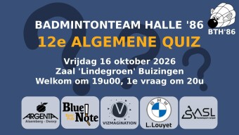 Affiche 12e Algemene quiz BTH'86